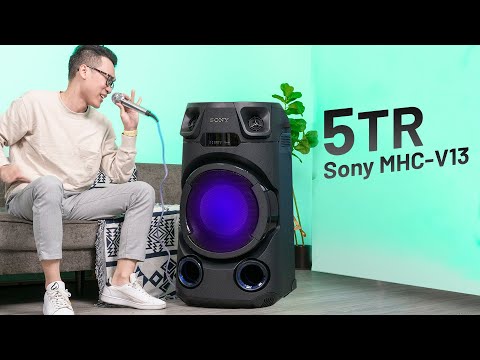 Loa Kéo Karaoke Sony - Đánh giá loa đa dụng Sony MHC-V13: hát Karaoke, nghe nhạc, đi dã ngoại