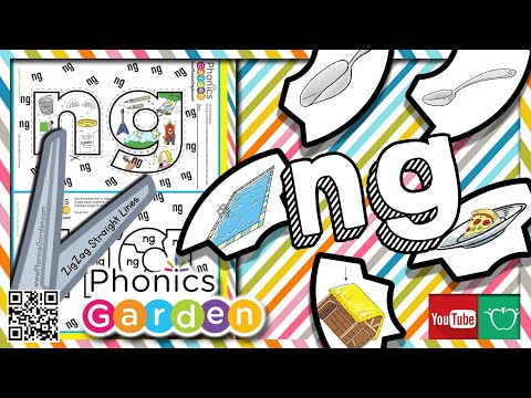 NG | Alphabet Puzzle | Cut & Paste | Phonics Garden
