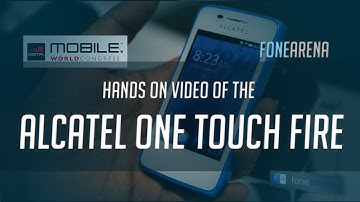 Alcatel One Touch Fire running Firefox OS Hands On