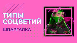 Соцветия - шпаргалка. ЦТ, ЕГЭ, ЗНО.