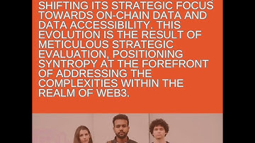 Presenting the New Vision: Syntropy Data Availability Layer