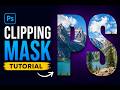 Photoshop Clipping Mask Effect Step by Step 🎨Learn Clipping Mask in Photoshop Like a Pro 🚀Trending🔥