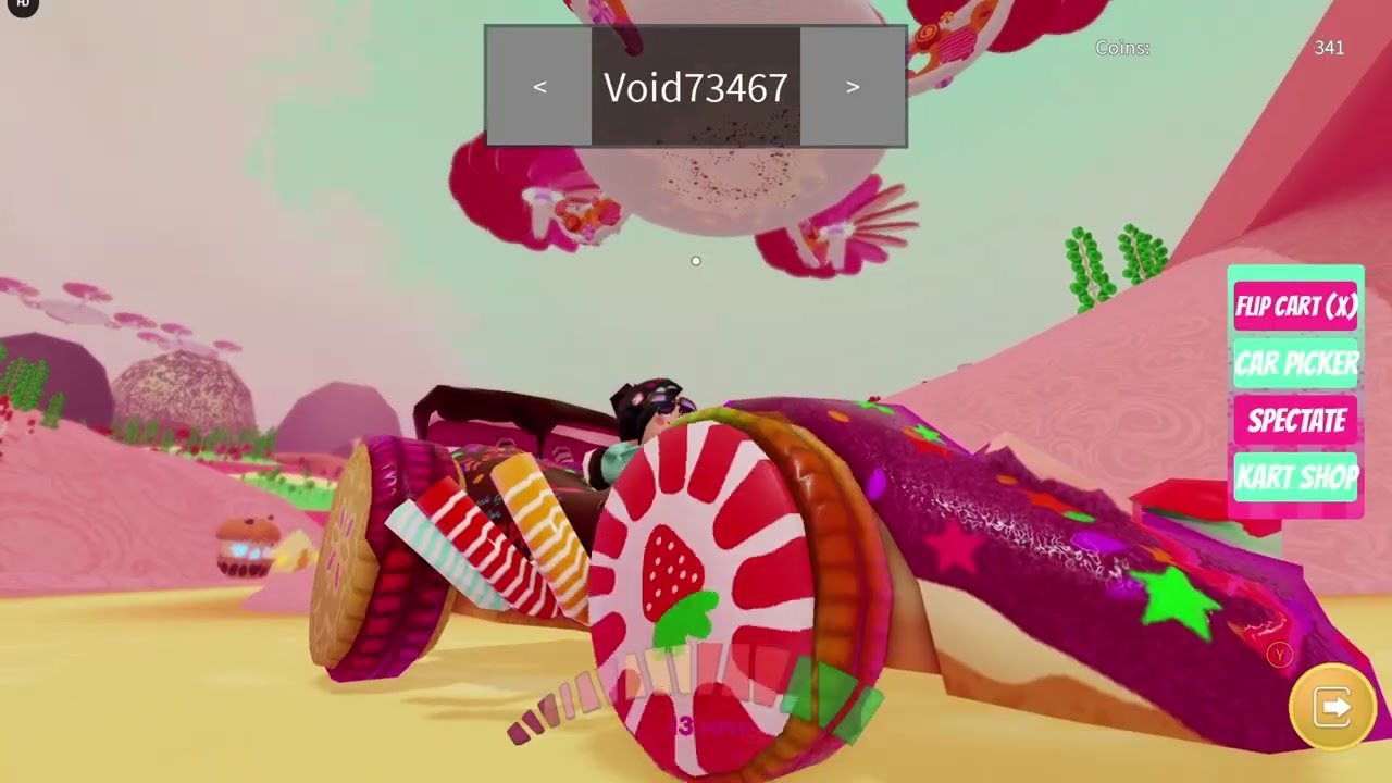 This is roblox Sugar Rush racing.