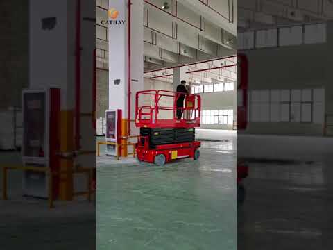 self propelled elevated working platform-Shandong Cathay Machinery Co., Ltd #scissorlift