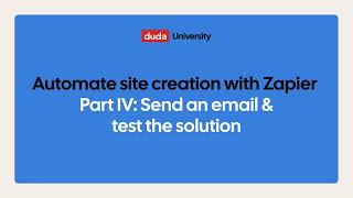 Trigger an email with Zapier
