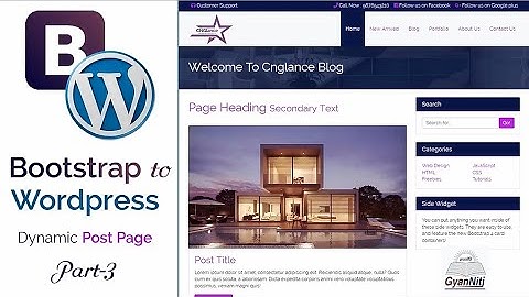 Bootstrap to WordPress Theme Development Part - 4 | How to Develop Main Loop and Dynamic Post