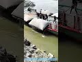 Banking on Weight: How Giant Sandbags Reinforce a River's Edge