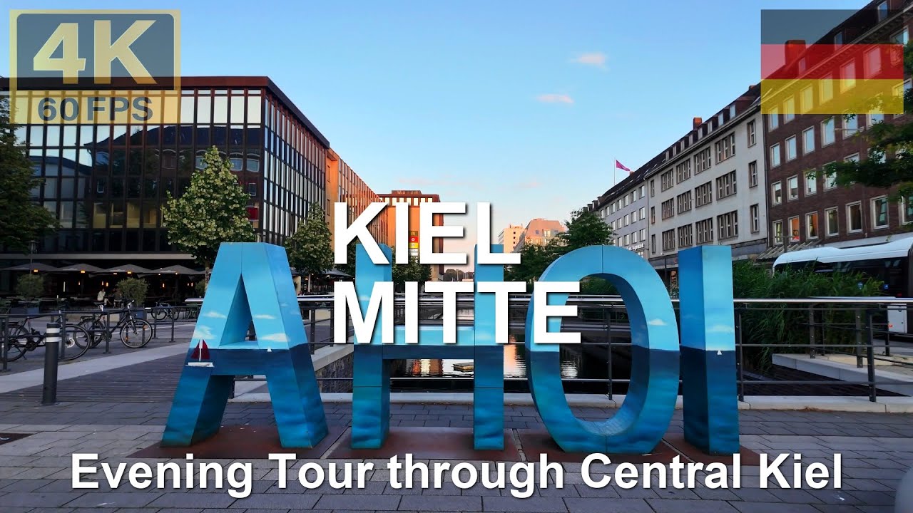 KIEL, Germany 🇩🇪 in 4K | 2025 | Summer Walk in Kiel Old Town