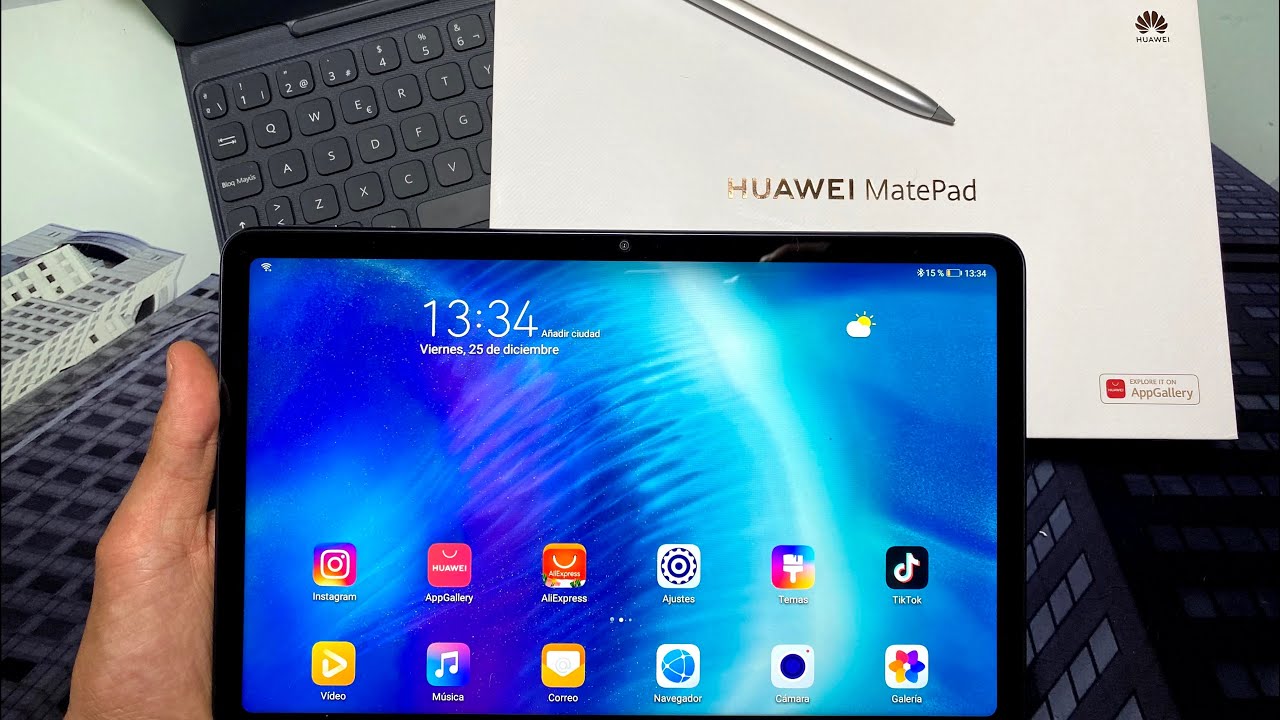 Unboxing Huawei Matepad 10.4 + M-pencil + Smart Keyboard en