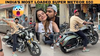 My Girlfriend Gifted Me Super Meteor 650 - Indias Most Loaded Bike
