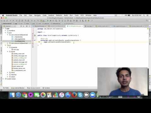 Using a ListActivity to display and manage a List of Items
