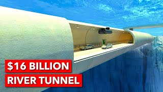 New York's $16B UNDERWATER TUNNEL In The HUDSON RIVER