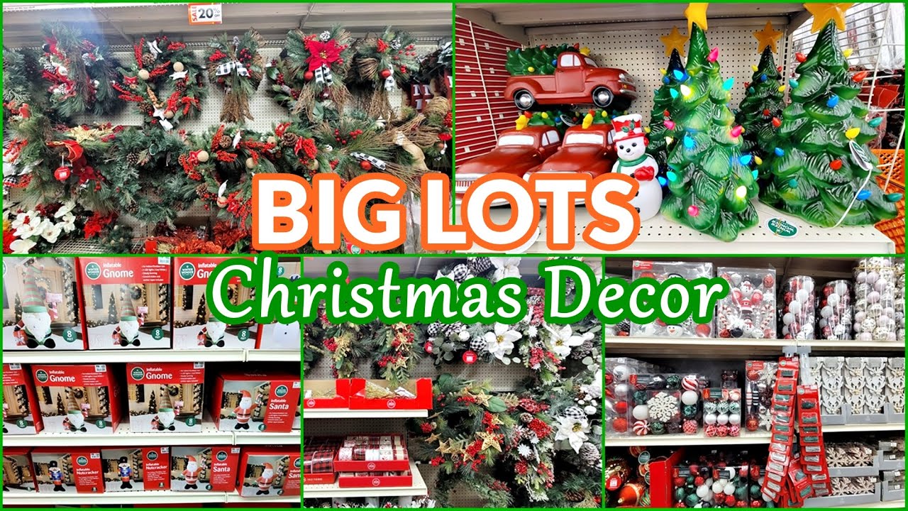 BIG LOTS CHRISTMAS DECORATIONS 2021 NEW FINDS! SHOP WITH ME YouTube