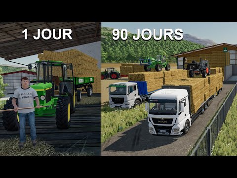 90 jours à la saison de paille 2023 dans le quotidien des Pailleux de France | Farming Simulator 22