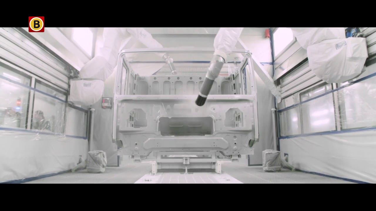 DAF's nieuwe cabinelakstraat in Westerlo