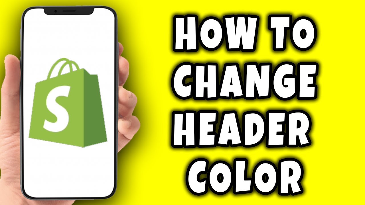 How To Change Header Color On Shopify || Shopify Short Tutorial