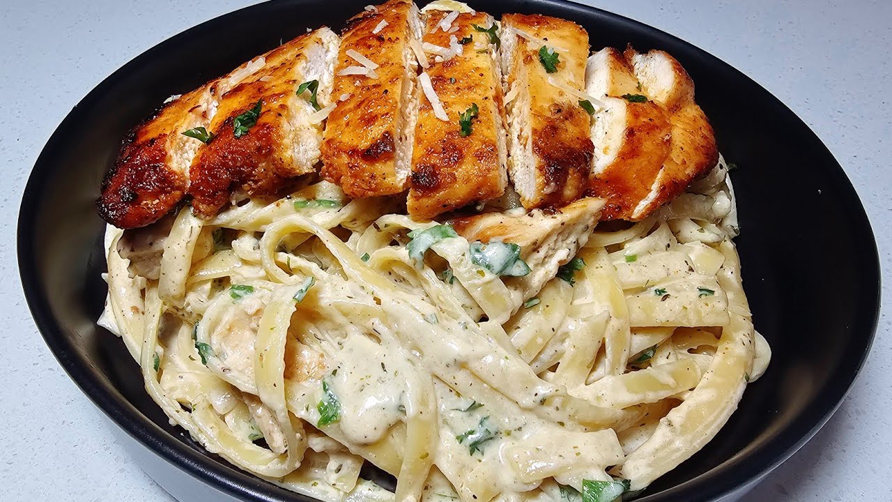 Chicken Alfredo Fettuccine Pasta| Recipe - YouTube