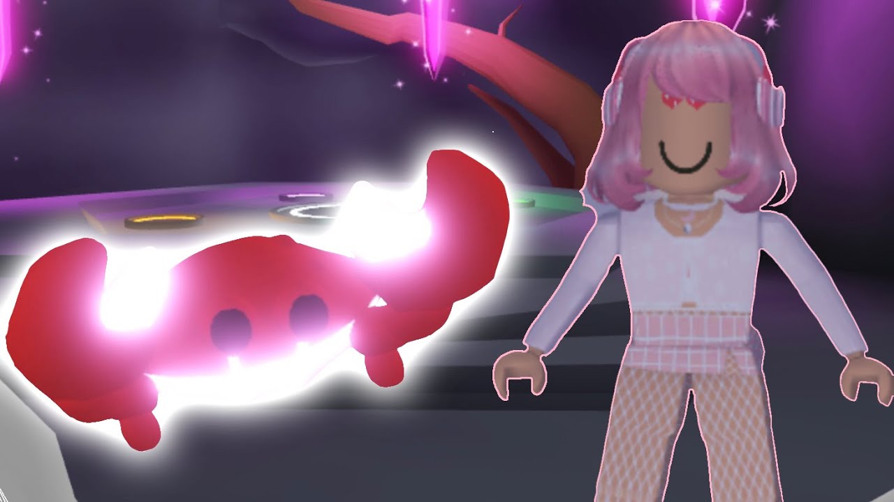 Making a NEON CRAB in adopt me! YouTube