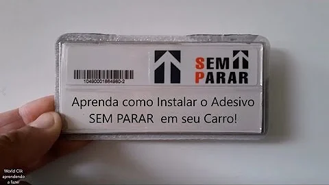 Como adquirir o Sem Parar do pedágio?