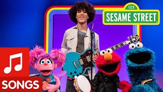 Sesame Street: Brandon Taz Niederauer Sings About Instruments! | The Not-Too-Late Show with Elmo