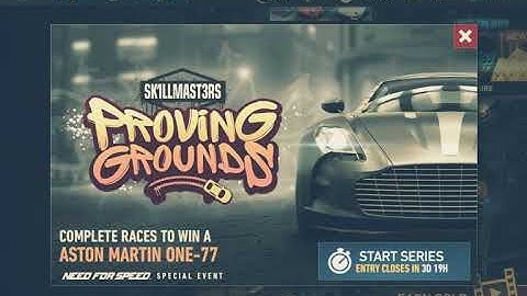 DAY 1 PROVING GROUNDS ASTON MARTIN ONE - 77 NFS NO LIMITS BY RACING DEMON