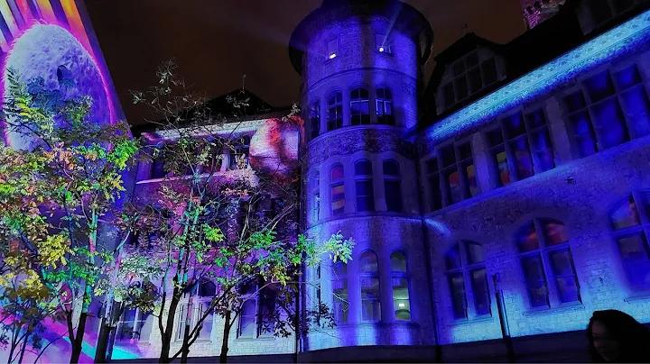 ✈️ Switzerland Christmas Festival and Light Show 4K | Zurich, Switzerland | Walking Tour