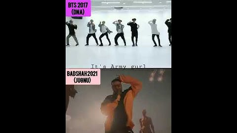 badshah copying BTS