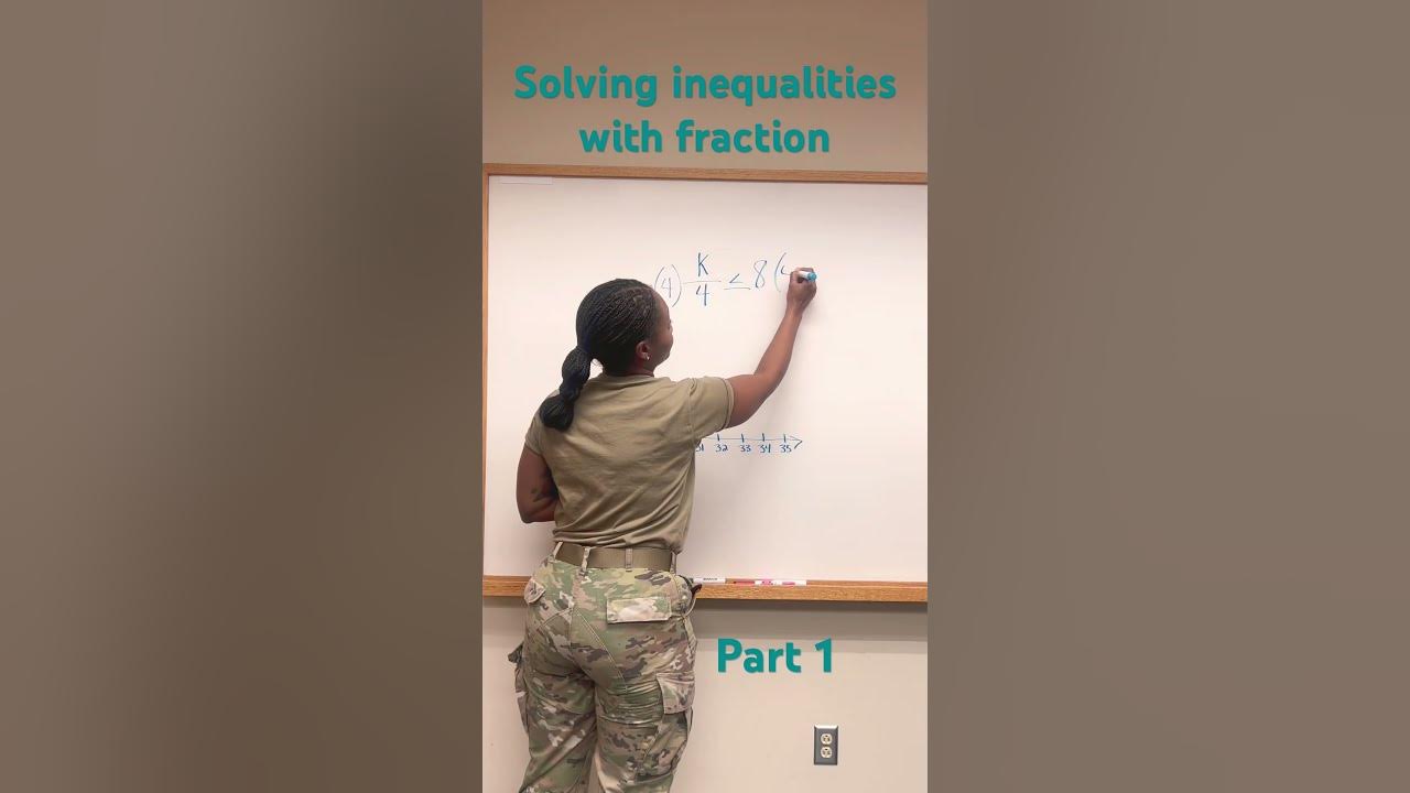Solving inequalities with fractions maths equationsolving 