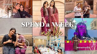 A WEEK IN MY LIFE ft. Cousins| Mahashivratri, board exams| KOMAL SONI