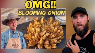 South African Reacts to Cowboy Blooming Onions