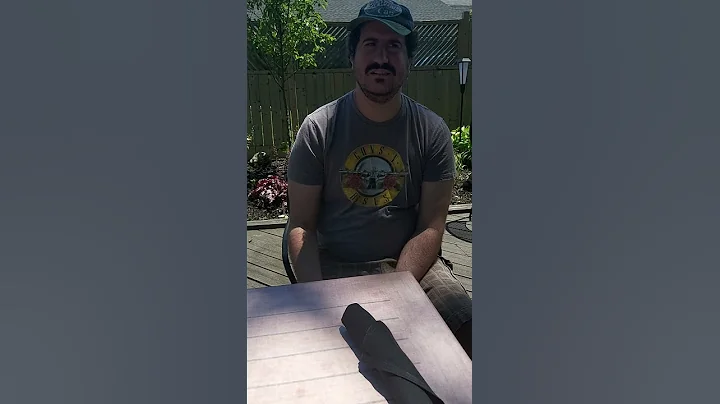 Sitting patiently for food;with my dad.
