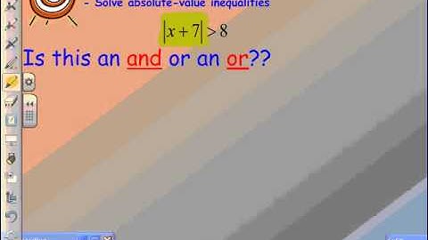 Alg - 6.4 Absolute Value Inequalities