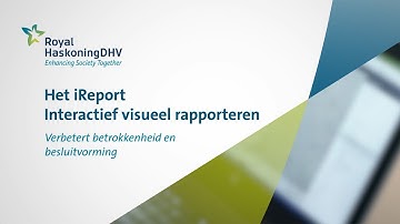 Het iReport - Interactief visueel rapporteren | Royal HaskoningDHV