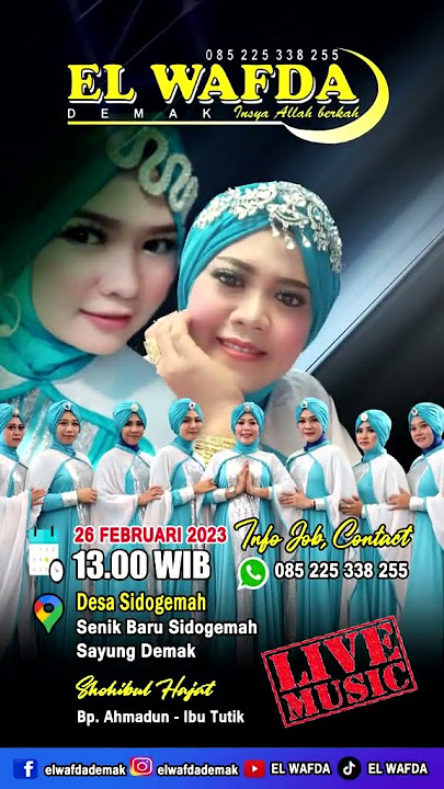 El Wafda... Insya Allah Berkah...
