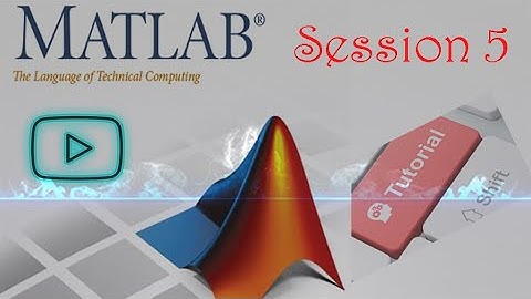 Input and output data in Matlab (Session5)