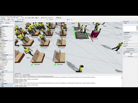 FlexSim Green Deck Simulation