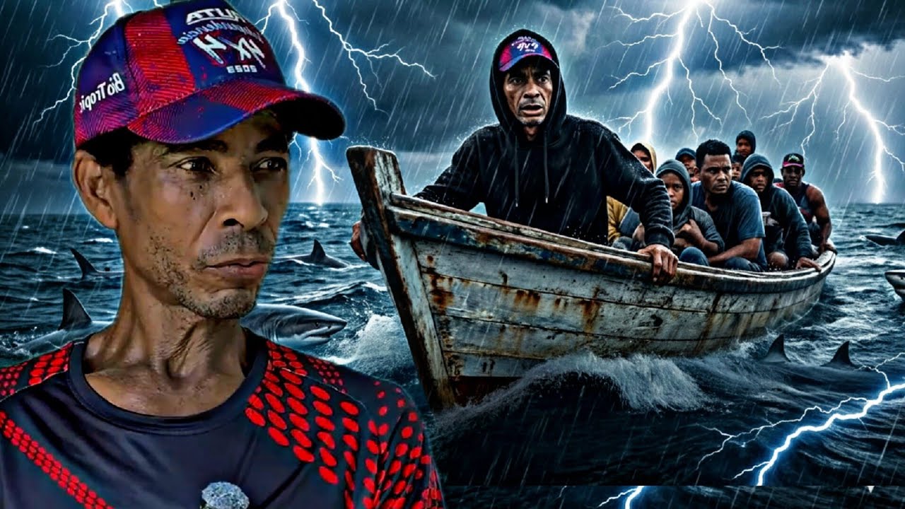 En pleno canal de la Mona: una fuerte tormenta impactó una yola Con 90 Pasajeros