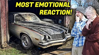 Family Sees Late Father's Camaro RS CLEANED For the First Time in 15 Years! | Best Reaction EVER