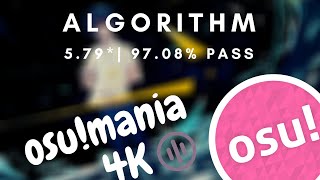 osu!mania 4K - Algorithm (Hitech Psy Self - Remix) PASS