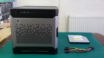 HP Proliant MicroServer Gen8 - DVD-RW & Solid State Drive