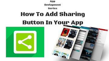 How To Add A Sharing Button In Your App ||Insert Sharing Button || App Devlopment Series||#Thunkable