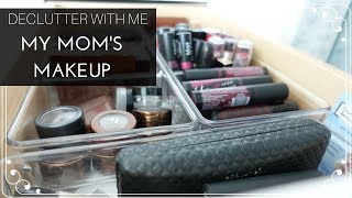 Helping My Mom Declutter Her Beauty Cabinets in Her Remodeled Bathroom