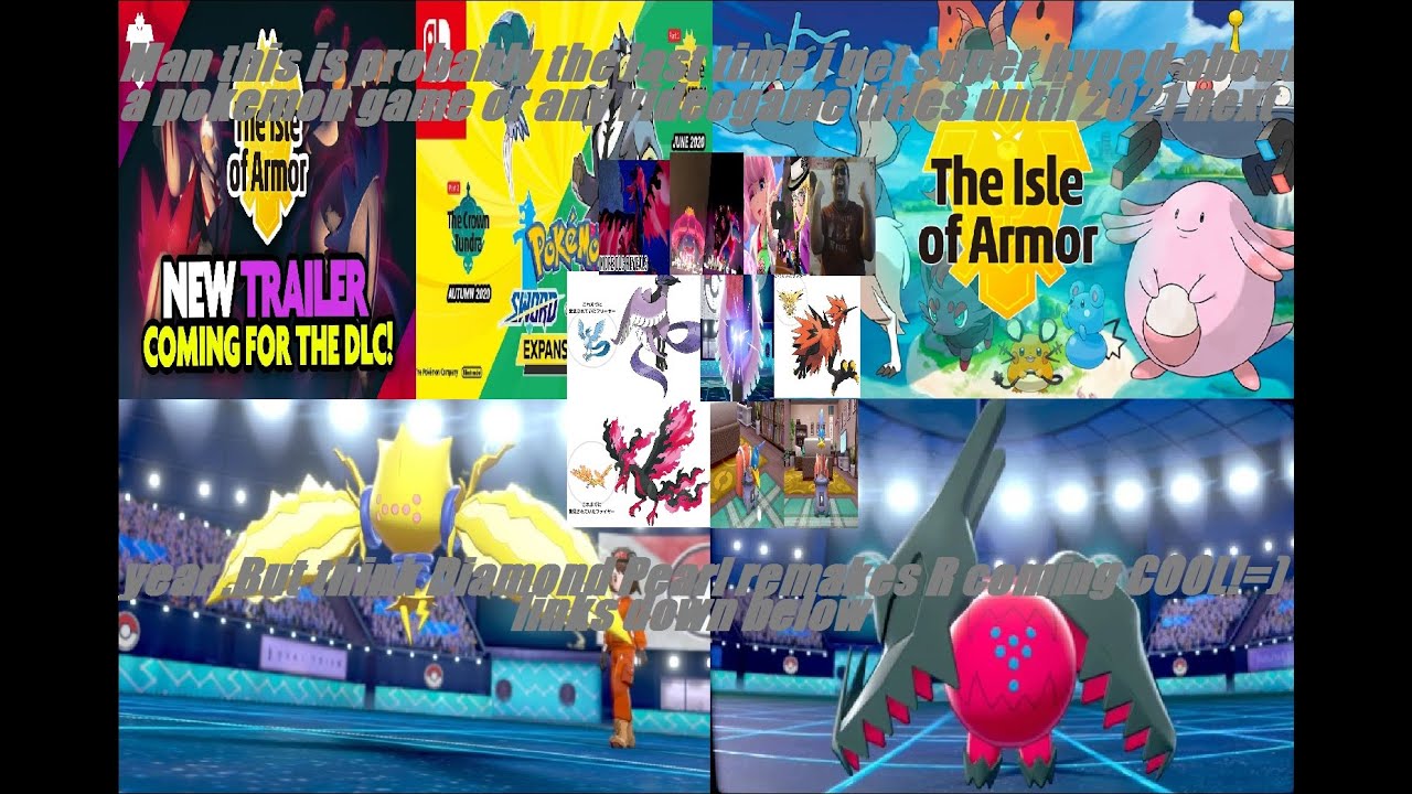 PokemonSword & Shield Update news Isle of armor RegieLeci & RegiDragon Legendary bird type revealed!