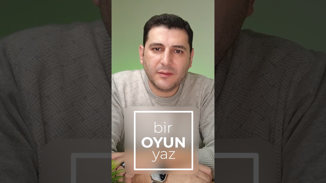Bir OYUN yaz! Oyun yazmaqdan gözəl praktika yoxdur! #kody_az?>