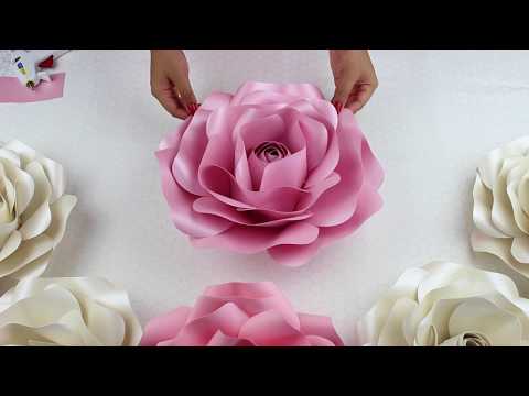 Video: Jak Vyrobit Růži Ze Silného Papíru