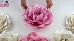 Diy Rose Tutorial (Large Size Paper Rose)  - Durasi: 14.47. 