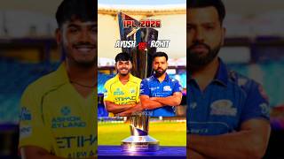 AYUSH MAHTRE VS ROHIT SHARMA 🥶 IPL 2026 COMPARISON VIDEO 🔥