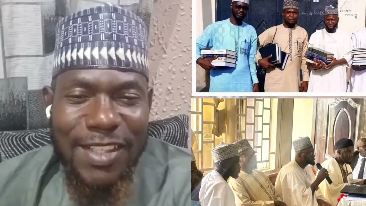 Jimami da bangajiya ga sheikh Lawan Abubakar Triump bisa na mijin kokari da yayi yau.