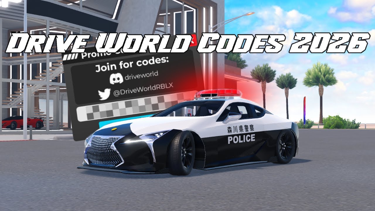 Drive Works Code FREE GOLD, CASH AND ACCESSORIES IN DRIVE WORLD 2026 + EVERY WORKING ...
