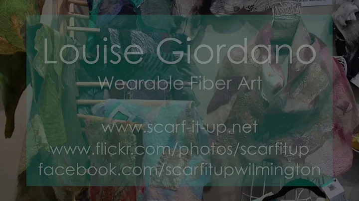 Louise Giordano, Scarf It Up!  Fiber Artist in Kni...